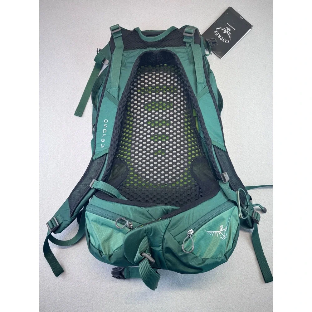 Osprey Manta AG 28 Hiking Backpack Spruce Green M/L Hydration Compatible NWT
